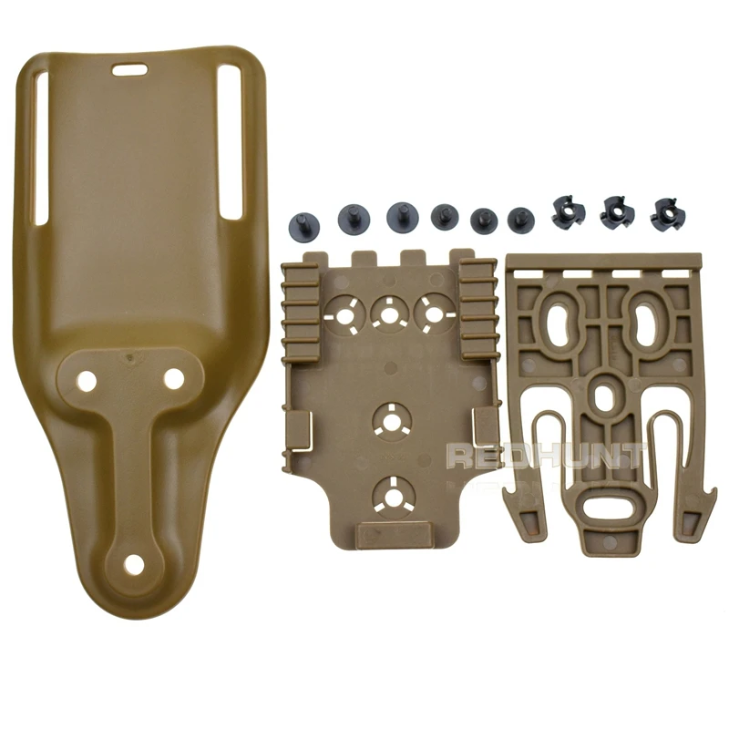 Funda táctica cinturón – Clip corto 2" Airsoft y caza - imagen 2