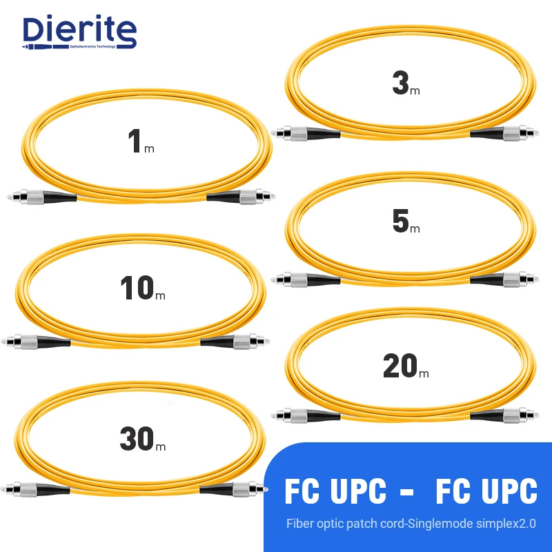 

Одномодовый оптоволоконный Соединительный кабель FC UPC к FC UPC 2,0 мм 9/125um FTTH оптоволоконный Соединительный шнур оптоволоконный соединитель 1 м 3 м 5 м 10 м 20 м