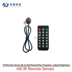 Huidu Infrared Remote Control For HD-U63/U64/W63/W64/W66/E62/E63/E64/WF4 Single Color Led Control Card