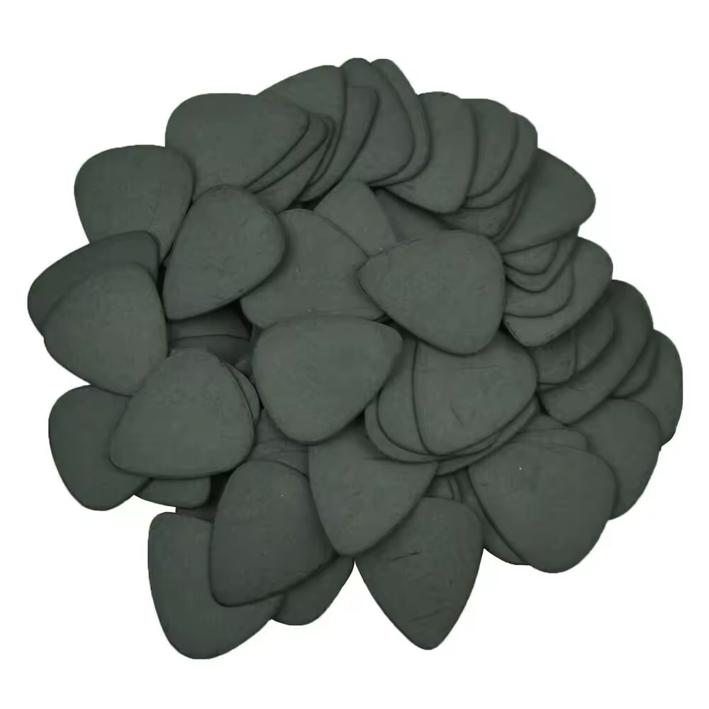 100pcs Medium 0.60mm 0.71mm 351 Delrin Guitar Picks Plectrums Black