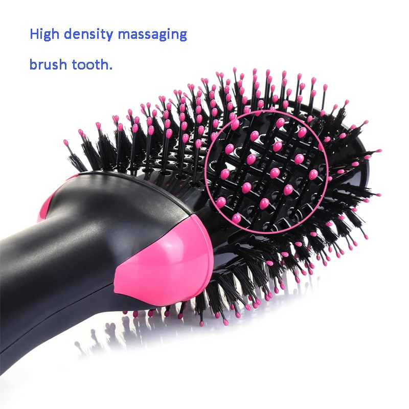 One-Step Hair Blow Tangle Dryer Multifunction Electric Curling Straightening Comb Anti-Static Hot Air Brush Dropshipping