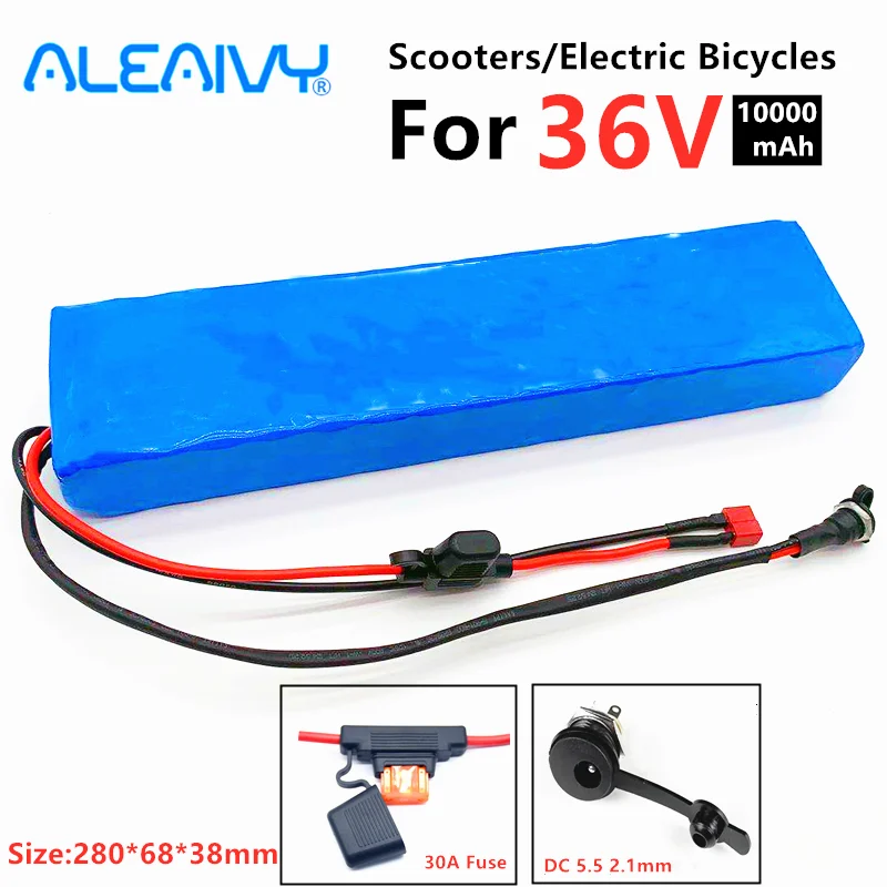 

New 36V Lithium Battery Pack 18650 10s3p 10Ah 350W Electric Bicycle / Scooter M365 Pro Electric Bicycle Standby Power Supply