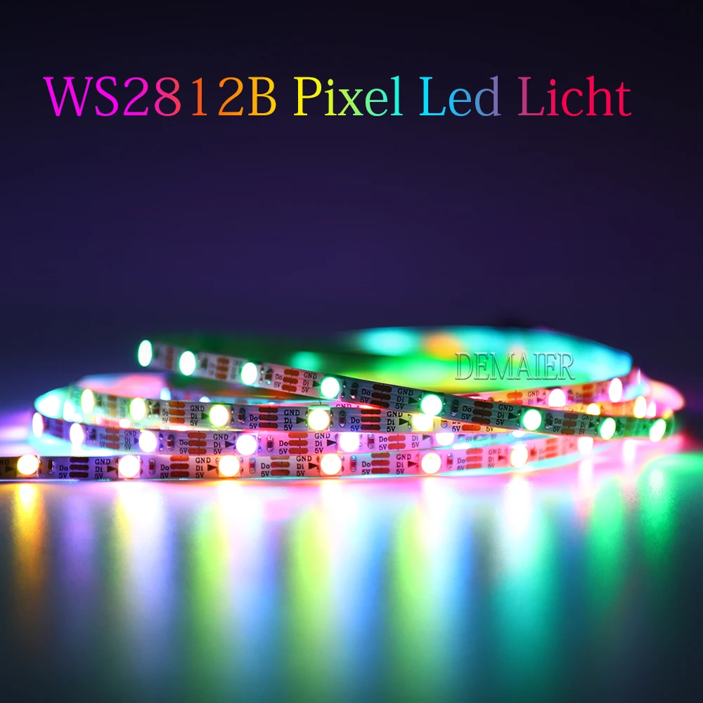 SK6812 WS2812B MINI  SMD 3535 5050 RGB led pixel streifen 60/144 LED 4mm/5mm/7.2mm PCB smd3535/5050  Einzeln Adressierb dc5v