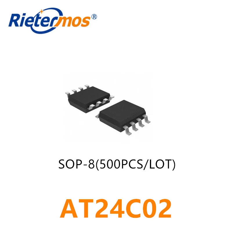 500PCS AT24C02 24C02 AT24C02N SOP8 중국산