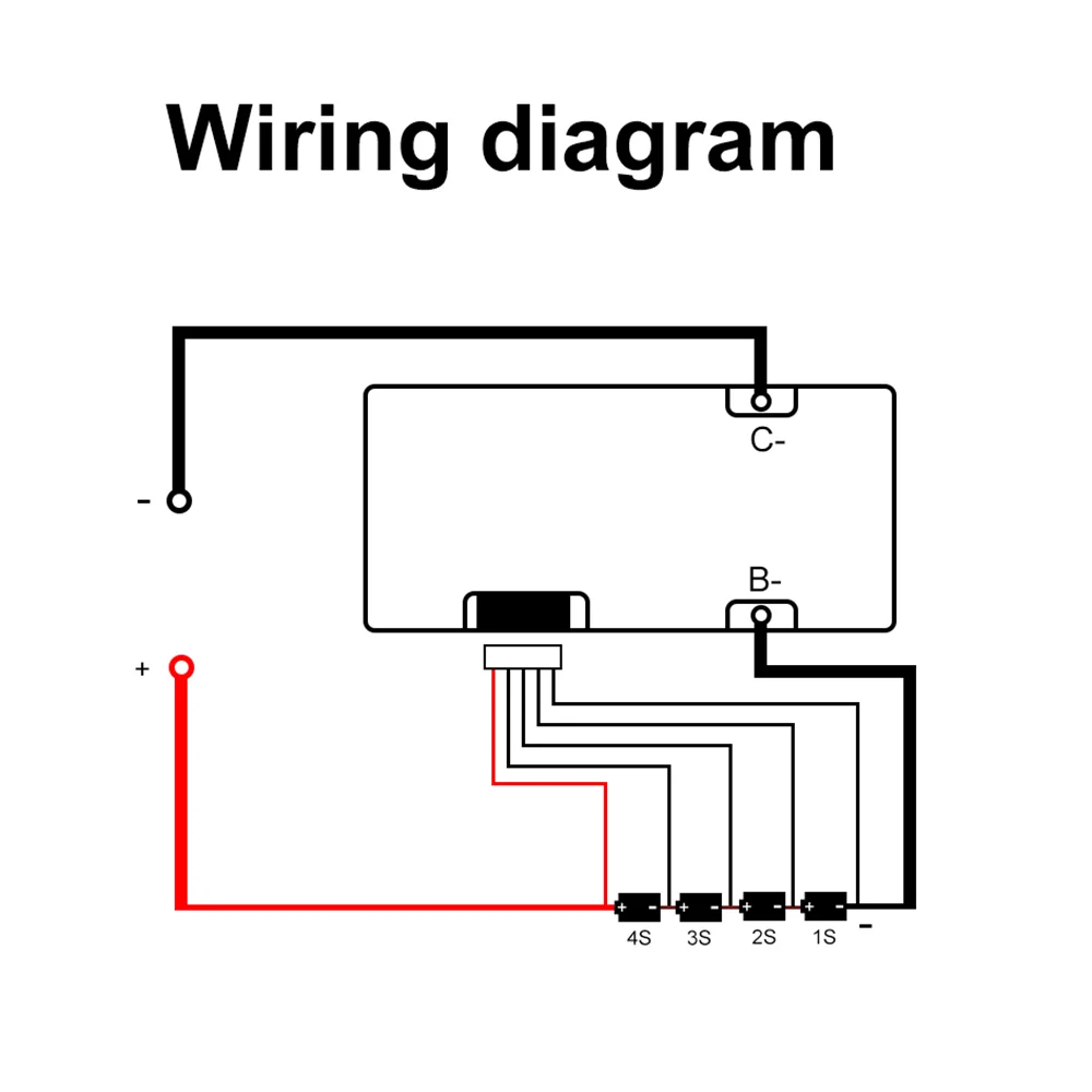 Qucc Lifepo4 BMS 4S 12V 18650 płyta zabezpieczająca baterię litową 15A 20A 30A 40A 60A 100A 120A z równowagi kontroli temperatury