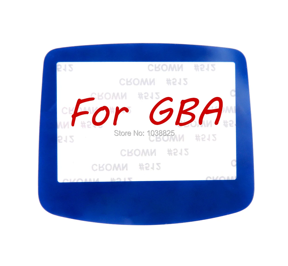 Lentille en plastique multicolore pour lentille d'écran GBA pour protecteur d'objectif couleur Gameboy Advance avec adhésif