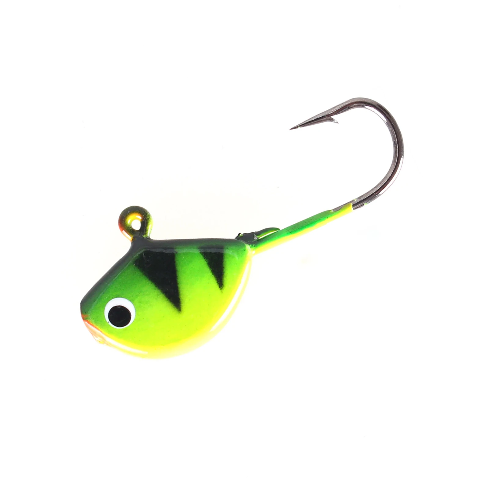 DNDYUJU 4pcs/lot Winter Fishing Lure Ice Fishing Jig Bait 2.5cm 2.3g Mini Metal Fish Lead Head Hook Bait Fishing Tackle