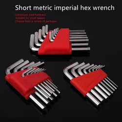 5/8/11 Pcs Allen Wrench Metric Wrench Inch Wrench L Wrench Size Allen Key Short Arm Tool Set Easy To Carry In The Pocket