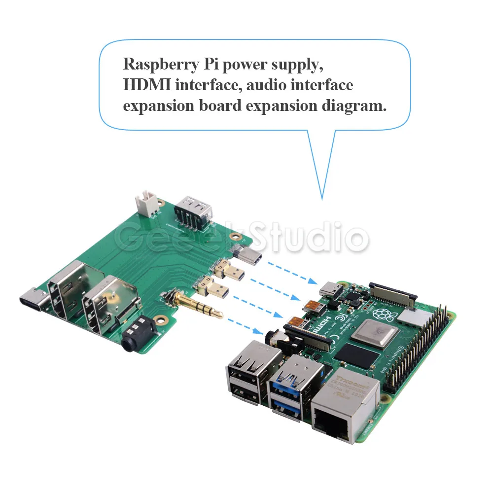 Mới Acrylic Raspberry Pi Set-Top Box Bộ Với 4010 LED Xanh Dương Làm Mát Và Nhôm Tản Nhiệt đế Tản Nhiệt Cho RPI 4 Mẫu B