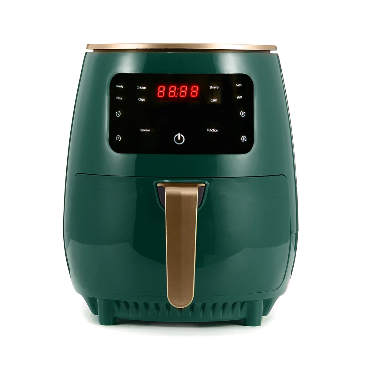 Feel Free Shipping 1400W 4.5L Air Fryer Oil Free Cooker Oven 360°Baking With Touch LED  Multifunction Airfryer  Home Cooking