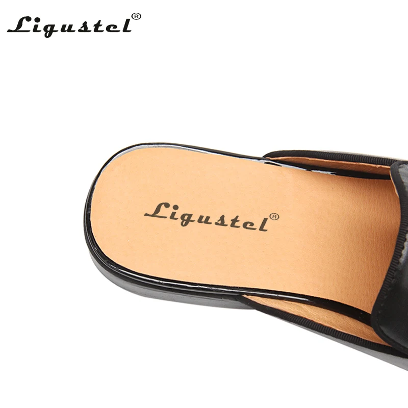 Ligustel Shoes Man Original Flats Leather Loafers Black Shoe Man Summer Party Casual Red Bottom Shoes for Men with Plus Size 13