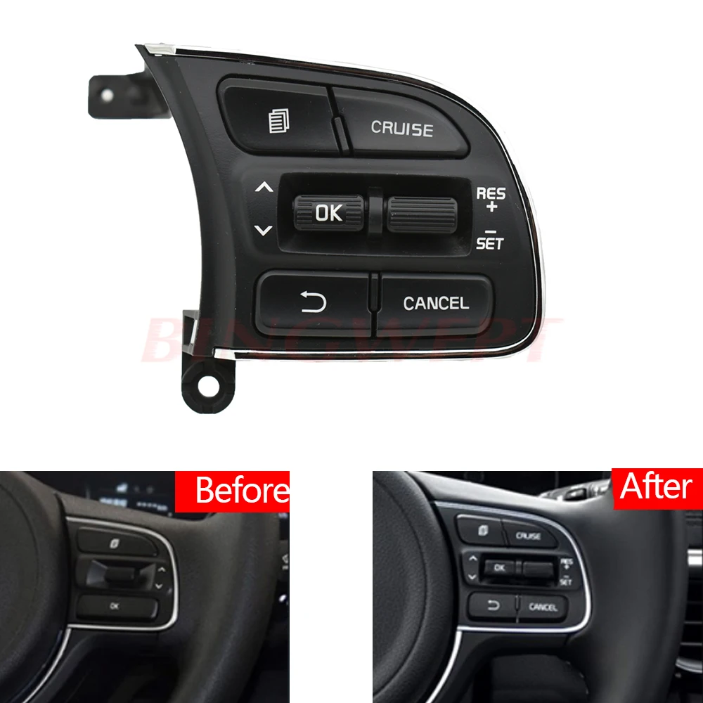 Steering cruise botton for kia optima 2016- Steering Wheel Cruise Control Switch Right 96720-D9010