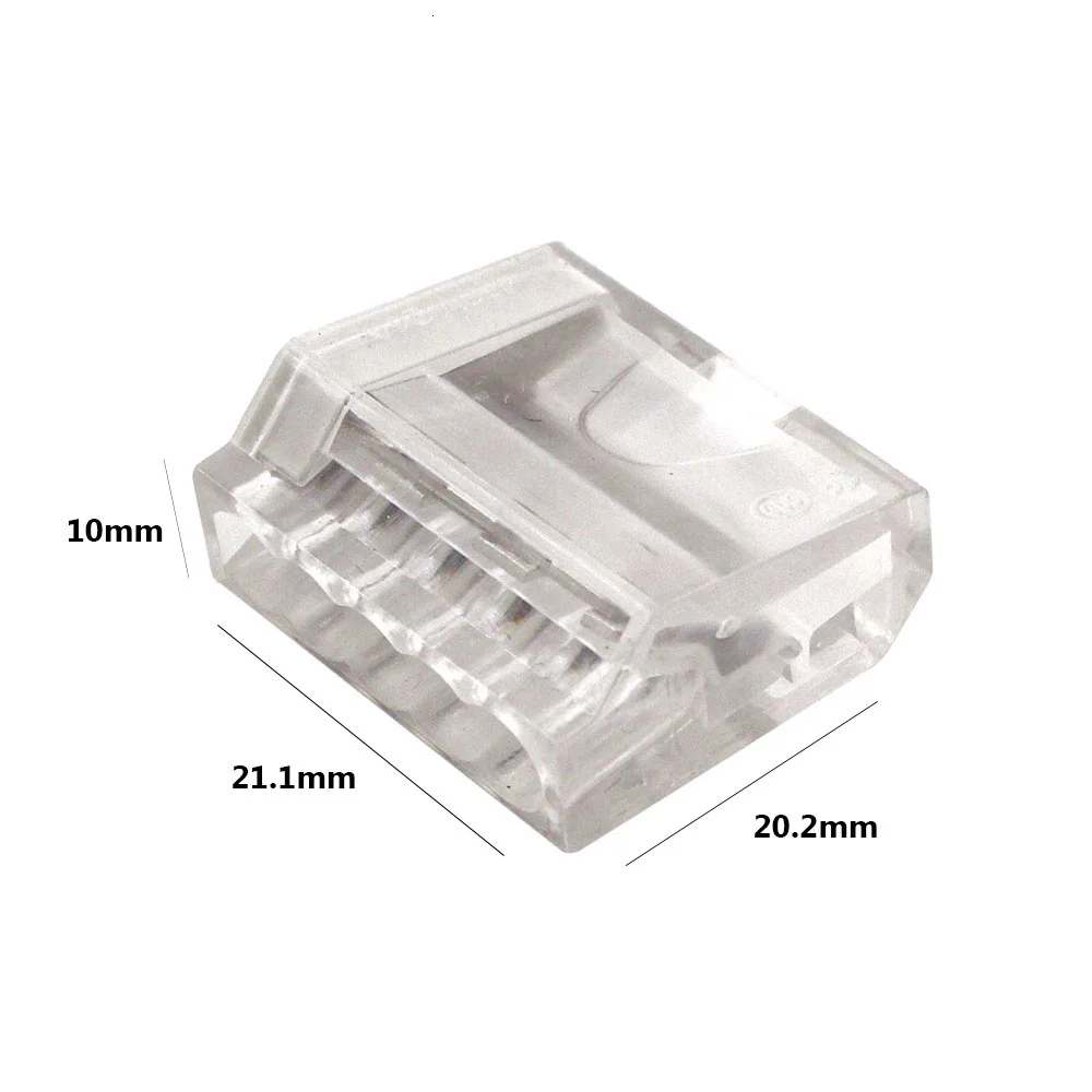 Wire Connector 252 253 254 255 Mini Quick Conectors Universal Compact Wiring Conductor Push-in Terminal Block LED Conector