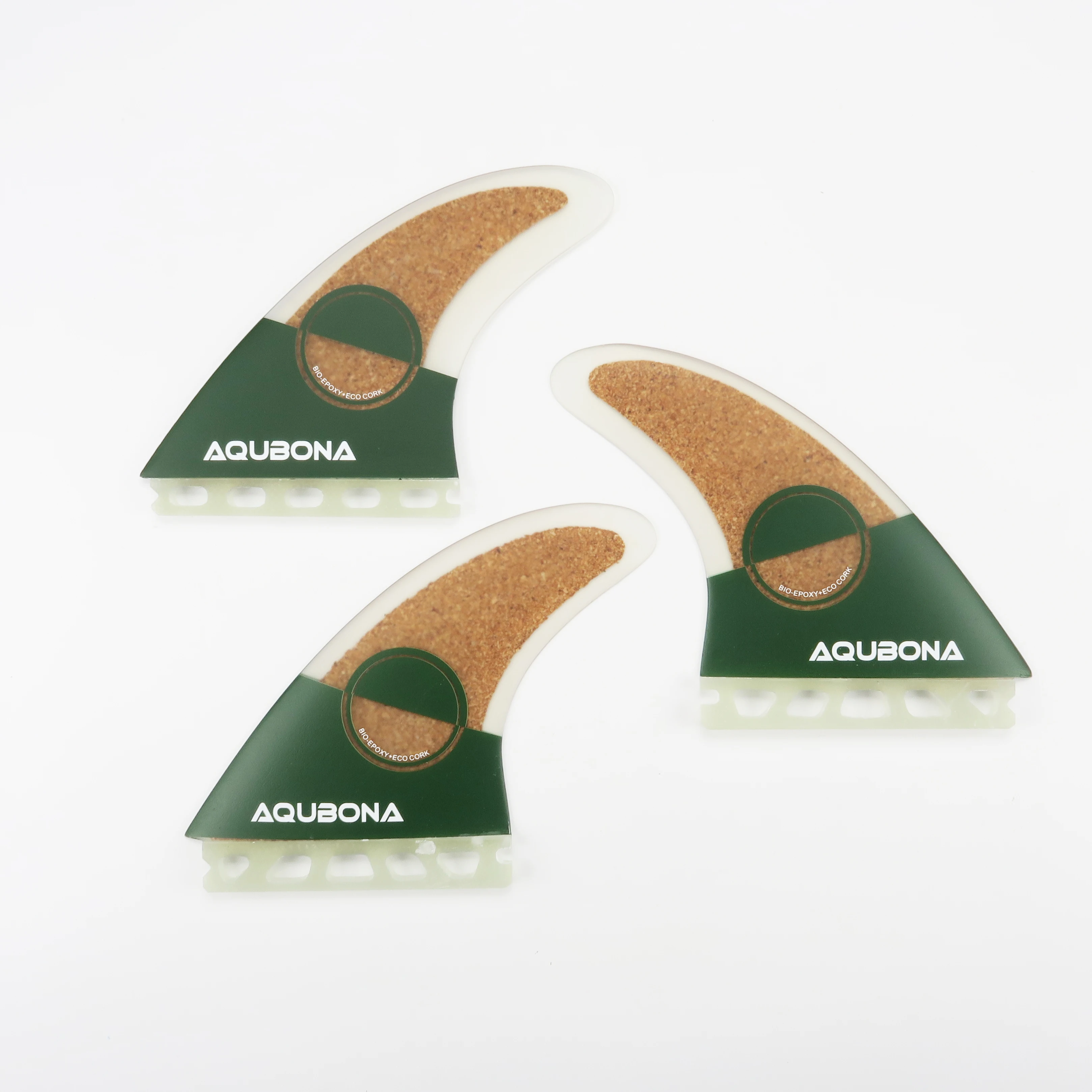 Double Tabs Fins II AM FINS Surfboard Fiberglass Fins for Surfing with Fin Bag, Screws and Fin Key(Small, Medium, Large Sets.)