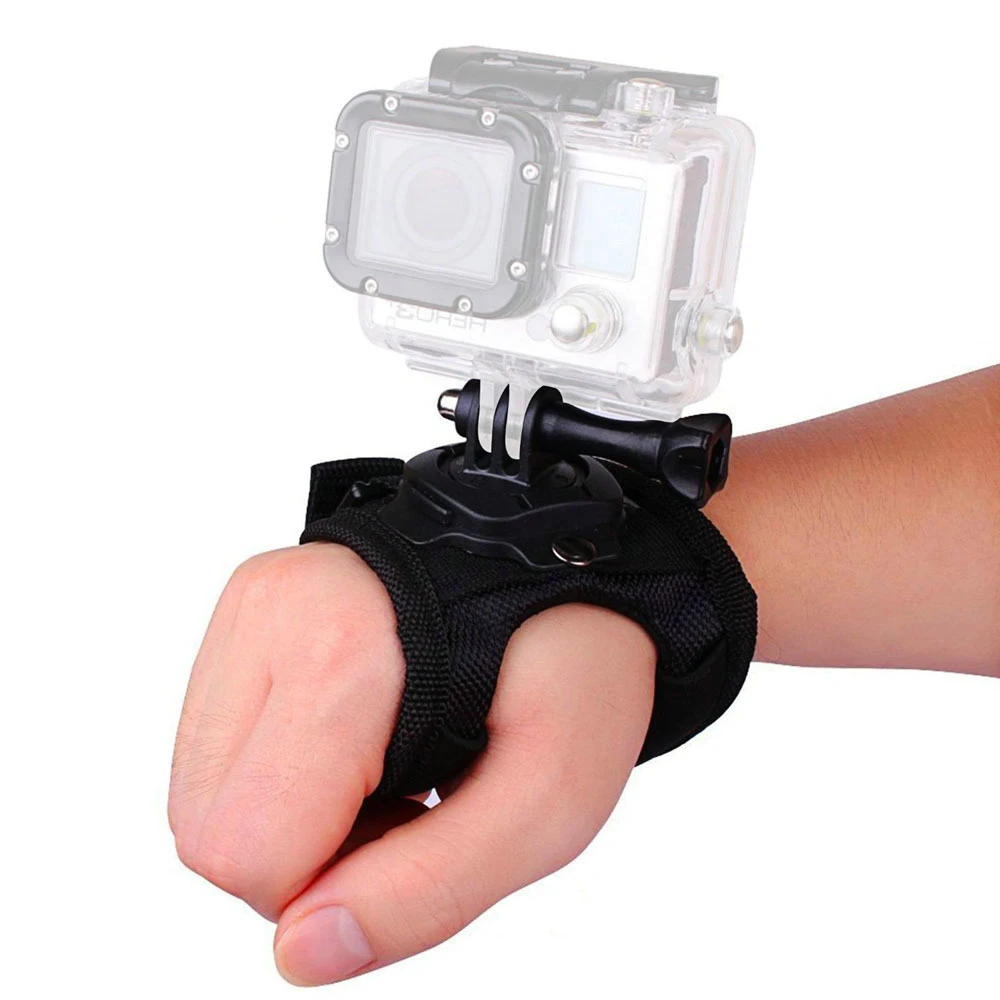 

360 Degree Action camera For GoPro Hero 3 4 5 8 7 9 xiaomi Wrist Band Arm Belt gopro Accessories Spare parts for bicycle