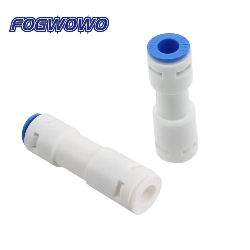 1/4” No-return Straight Connector One-Way Check Valve Reverse Quick-Connect Connetor Irrigation Aquarium Fittings 2 Pcs