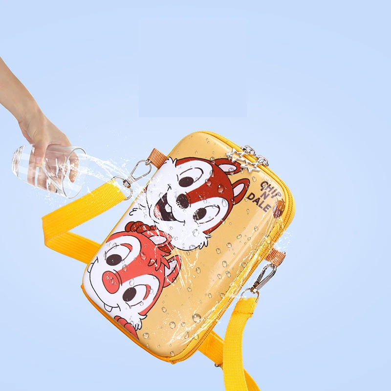 Disney 3D Crossbody Bags For Children New Cartoon Chip Dale Kawaii Waterproof Baby Shoulder Bag Kids Casual Lovely Design Wallet