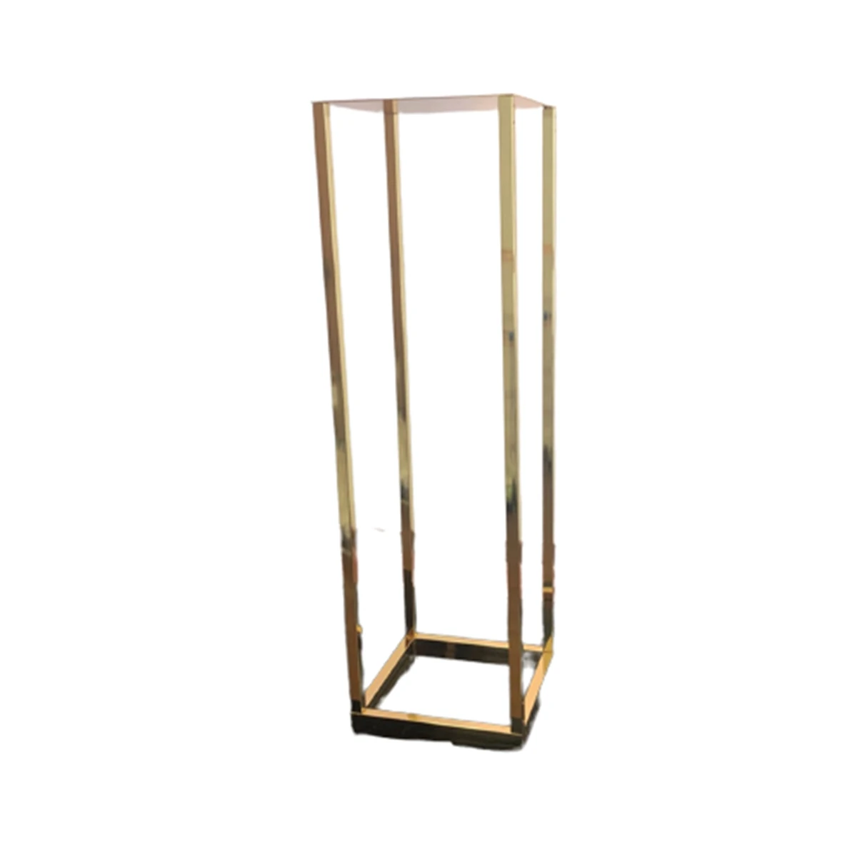 New good high  quanlity  elegant tall gold metal  flower stand for weddings AB0553