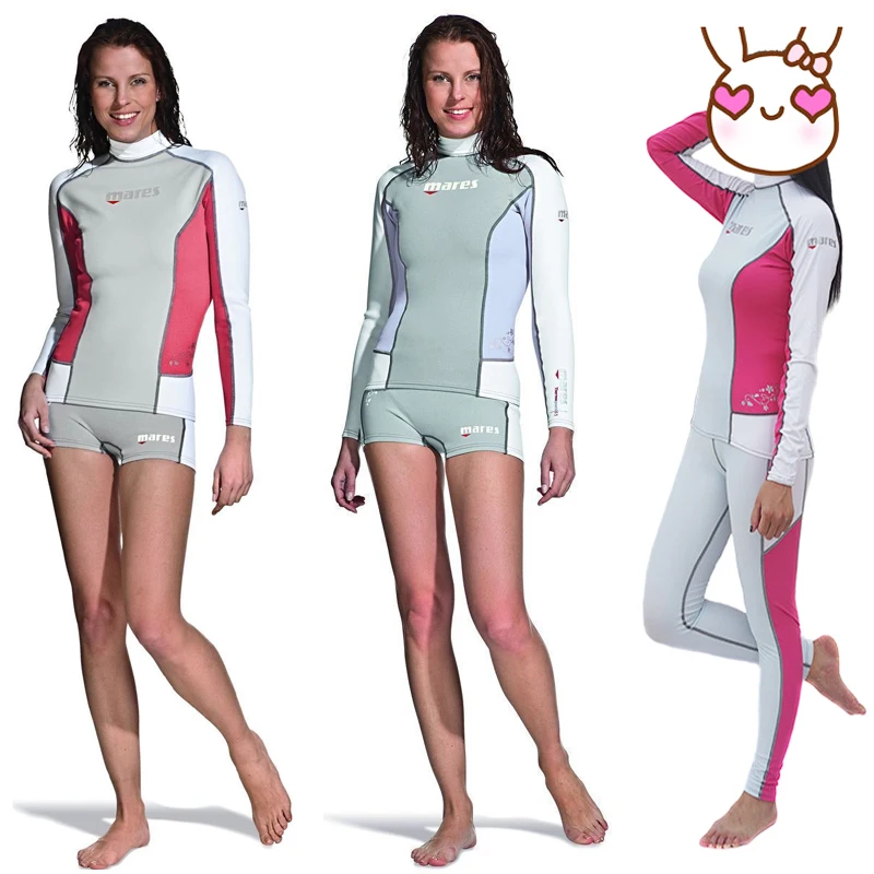 Mares UV Protection 50 Trilastic Rash Guard Long Sleeve Shirt TRILASTIC Women Lady 412984 412967