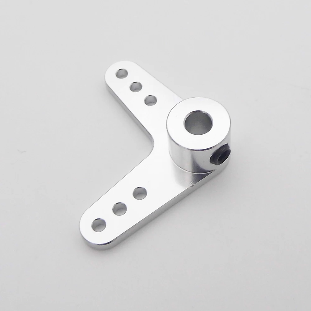 1PC 4mm Servo Arm Metal  CNC Horn Steering Rudder Arm Adapter for RC Boat Scale Boat Marine ECO MONO