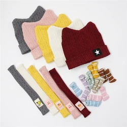 ICY DBS Blyth Doll Knitted Hat Wool Scarf Winter Neckerchief Socks Anime Clothes