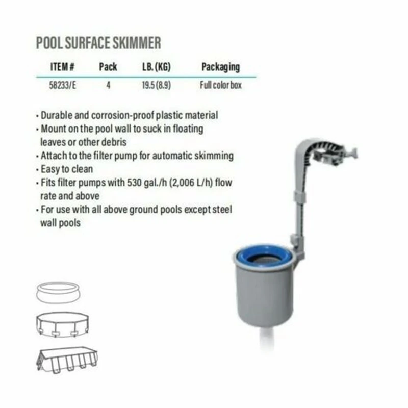 Surface Skimmer for Swimming Pool, 58233