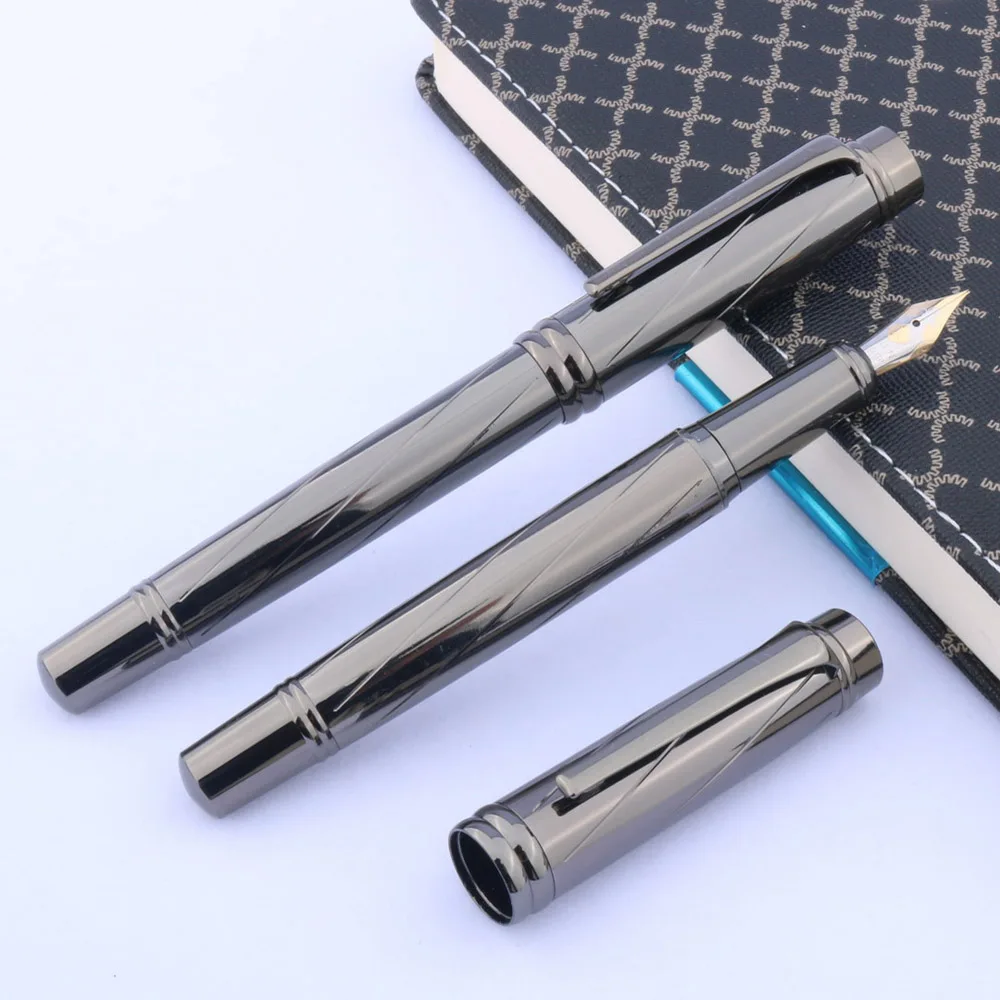 

Smooth Trim M Fountain Pen gift piece Gun gray Stationery Office school supplies Writing