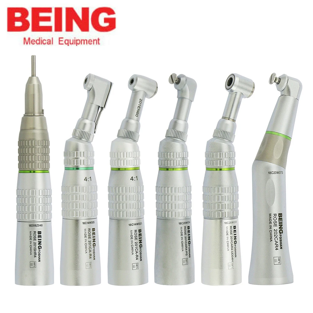 

BEING Dental 4:1 Low Speed Contra Angle Handpiece Prophy Latch Push Button Endo Handpiece Other Dental Equipments