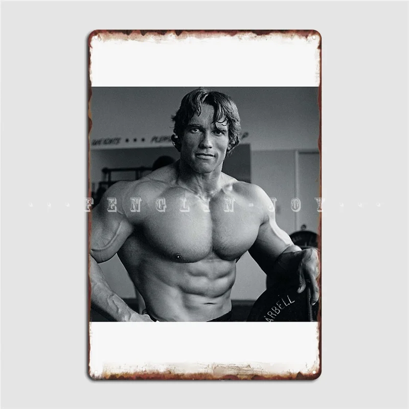 Arnold Schwarzenegger Poster Metal Plaque Wall Decor Home Club Home Decoration Tin Sign Poster