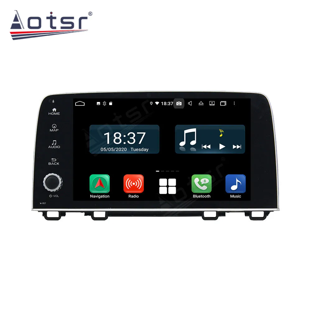 Android 14 Car Multimedia Stereo Player For Honda CRV 2017-2019 Tape Radio Recorder Video Auto GPS Navi Head Unit No 2Din 2 Din