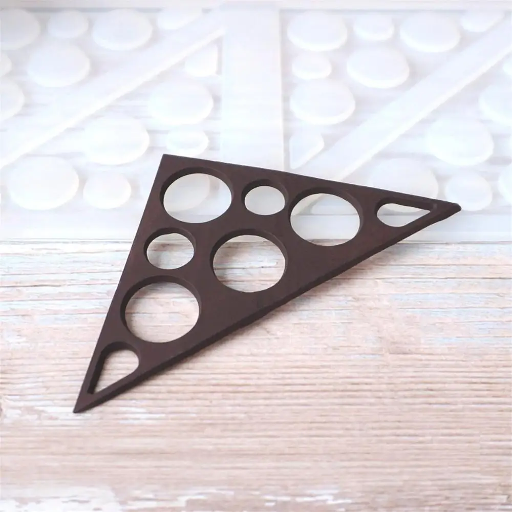 Triangles lemon slice loving heart Non-stick Silicone Chocolate Mold Ice Molds Cake Mould Bakeware Baking Tools