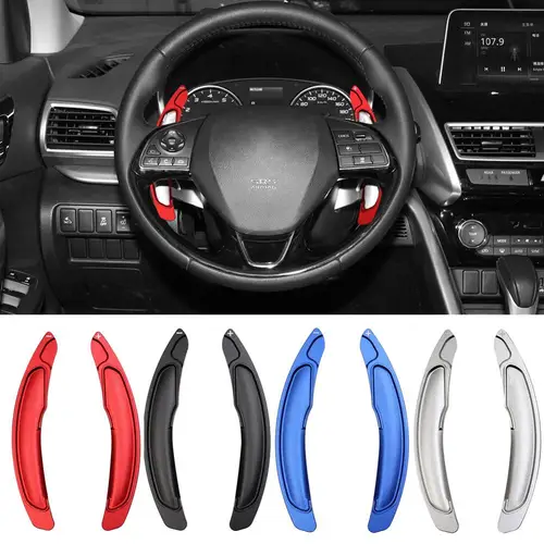 Paleta de cambio de volante de coche 2010-2020 para Mitsubishi ASX/Outlander/Lancer/Eclipse Cross/Lancer extensión de engranaje de palanca 2 uds