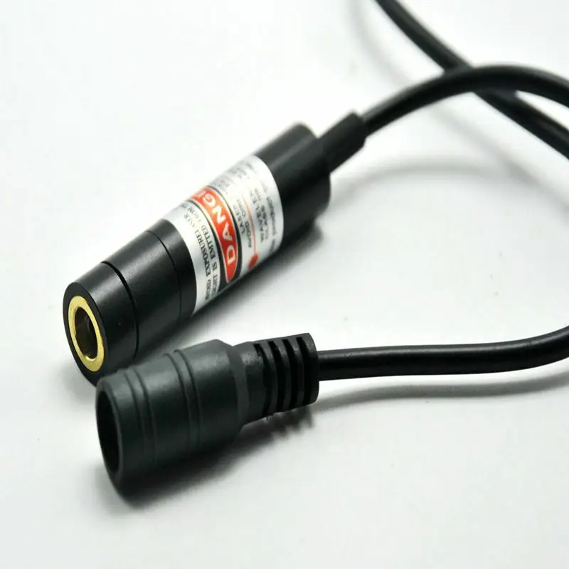 1255 Focusable 5Mw 635nm Oranje Rode Laser Dot Punt Module W 5V Power Adapter