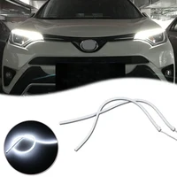 Gtinthebox-faro blanco de iluminación pura, luces diurnas LED, tira DRL, conjunto LED de reequipamiento de tubo para Toyota RAV4 2016-2018