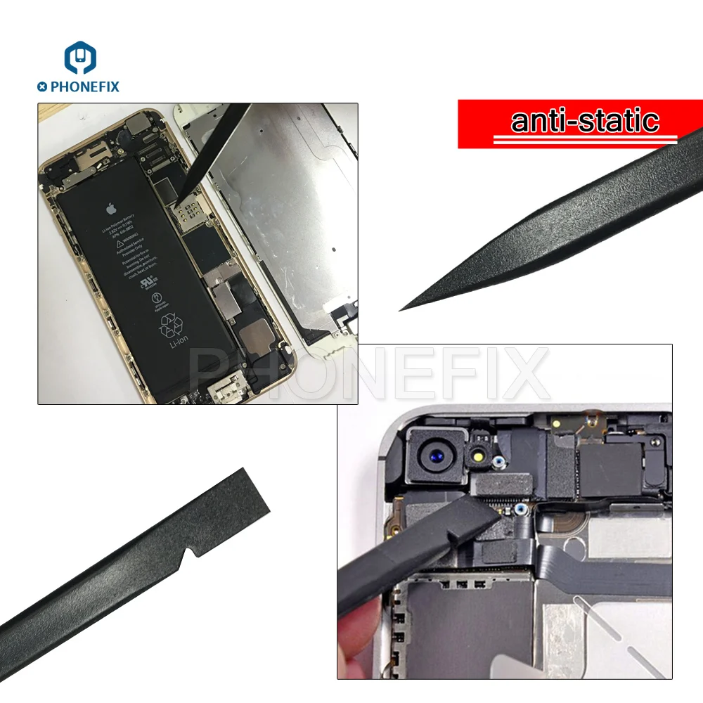 Strumenti di apertura dello schermo LCD del telefono Spudger nero antistatico in Nylon per iPhone iPad Samsung Tablet PC Kit di riparazione della sostituzione della batteria