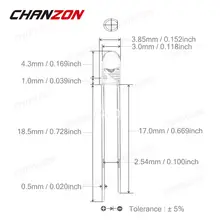 3mm LED Diode Color Kit 2V 3V #2
