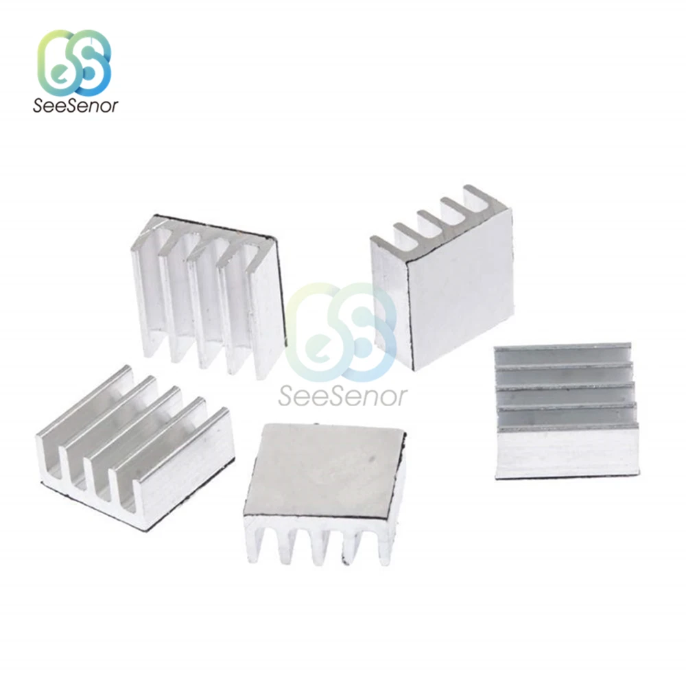 Adhesive Aluminum Heatsink Radiator Heat Sink Cooling Pads For Electronic Chip IC 3D printer Raspberry PI