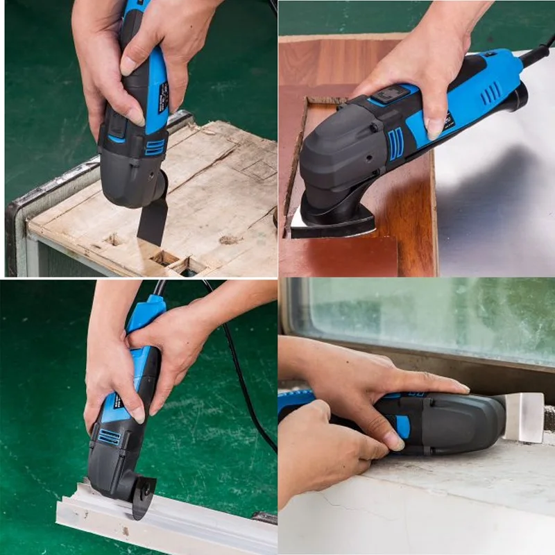 ตัดชุดทั้งหมด! Multifunction Powerมือใบเลื่อย,37อุปกรณ์เสริม,Multiสั่นไฟฟ้าเครื่องตัดDIYตกแต่งทำงาน