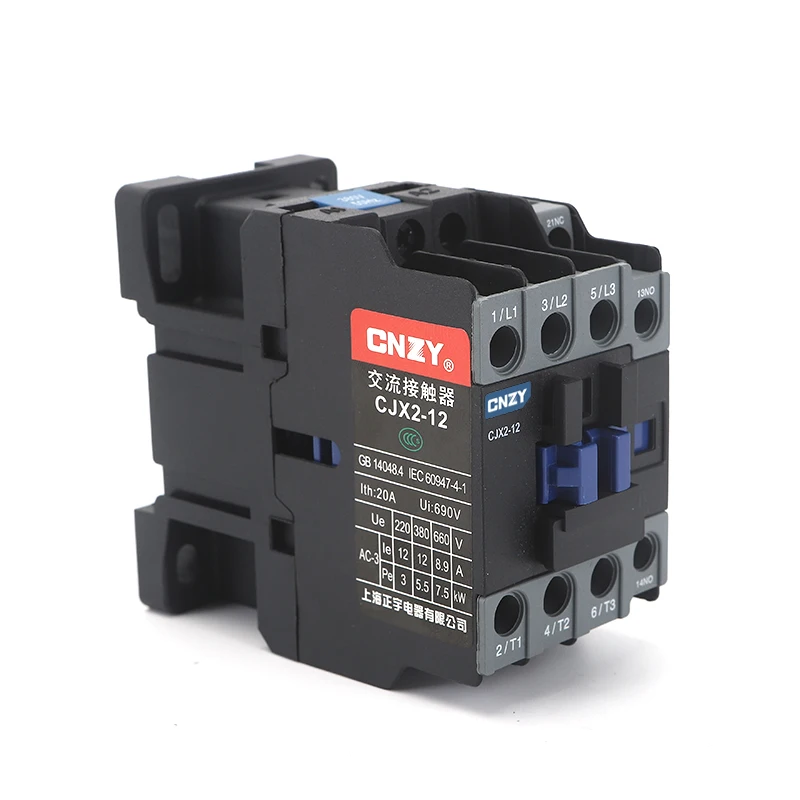 CJX2-1211 LC1 AC 12A 18A 25 32A contactor 3 phase 3 pole 1NO + 1NC coil voltage 380V 220V 110V 36V 24V 50/60Hz rail installation