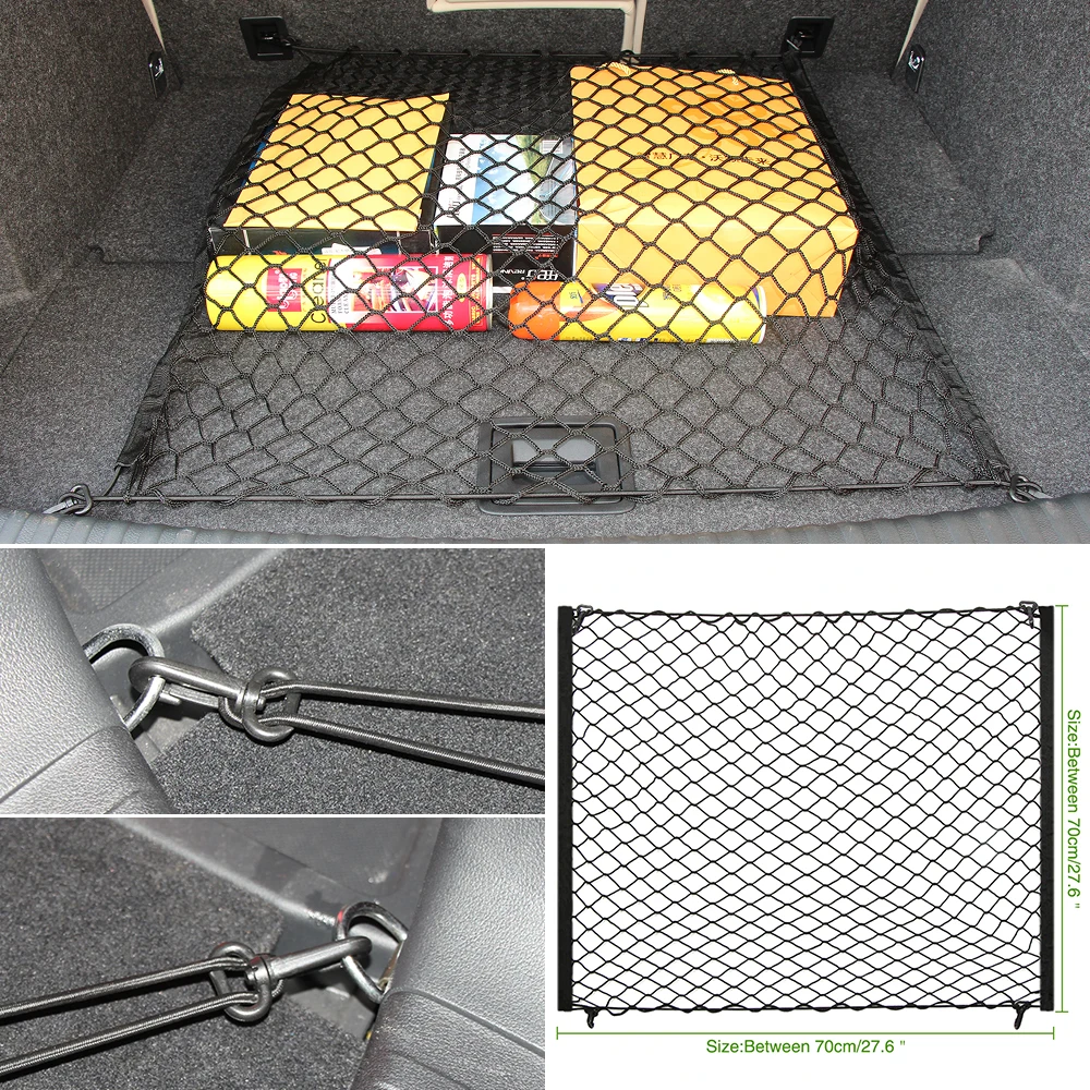 CAR TRUNK ENVELOPE CARGO NET FOR VW Golf 5 6 7 Jetta MK5 MK6 MK7 CC Tiguan Passat B6 b7 Scirocco New Touareg R line accessories