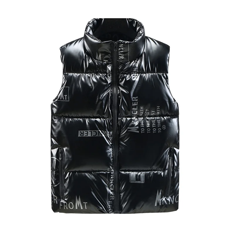 Down Jacket Men Women Zipper Coats 2021 Autumn Winter Hot Sale Sleeveless Casual Outwear Bright Color Hooded Waistcoat Size 5XL