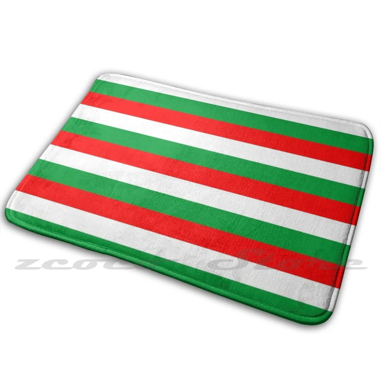 Italy Hungary Iran Mexico Madagascar Flag Stripes Mat Rug Non-Slip Water Absorb Door Carpet Italy Hungary Iran Mexico