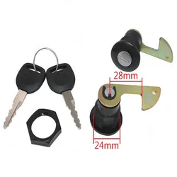 1 Set Electric Car Scooter Tail Box Lock Trunk Lock Accessories Motorcycle Rear Locks