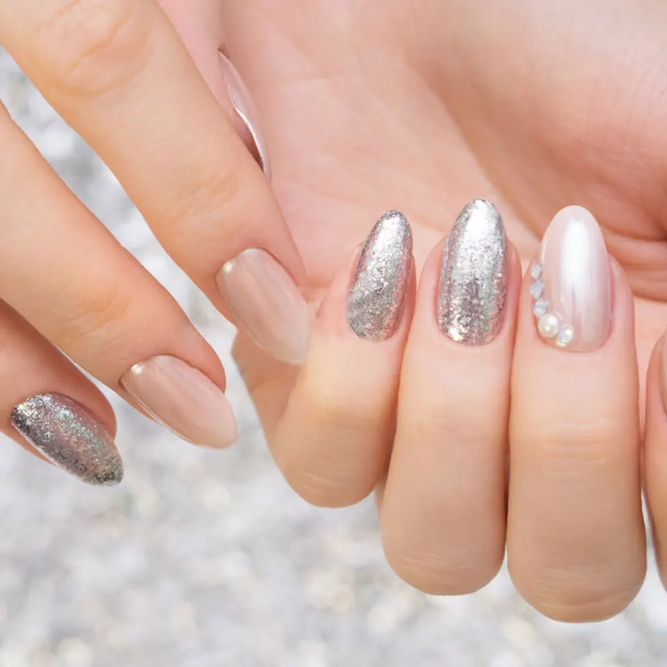 12 สี/ชุดเล็บ Art Glitter เล็บ Power Pigment Flocking Power Glitter สําหรับ DIY ตกแต่งเล็บเคล็ดลับ