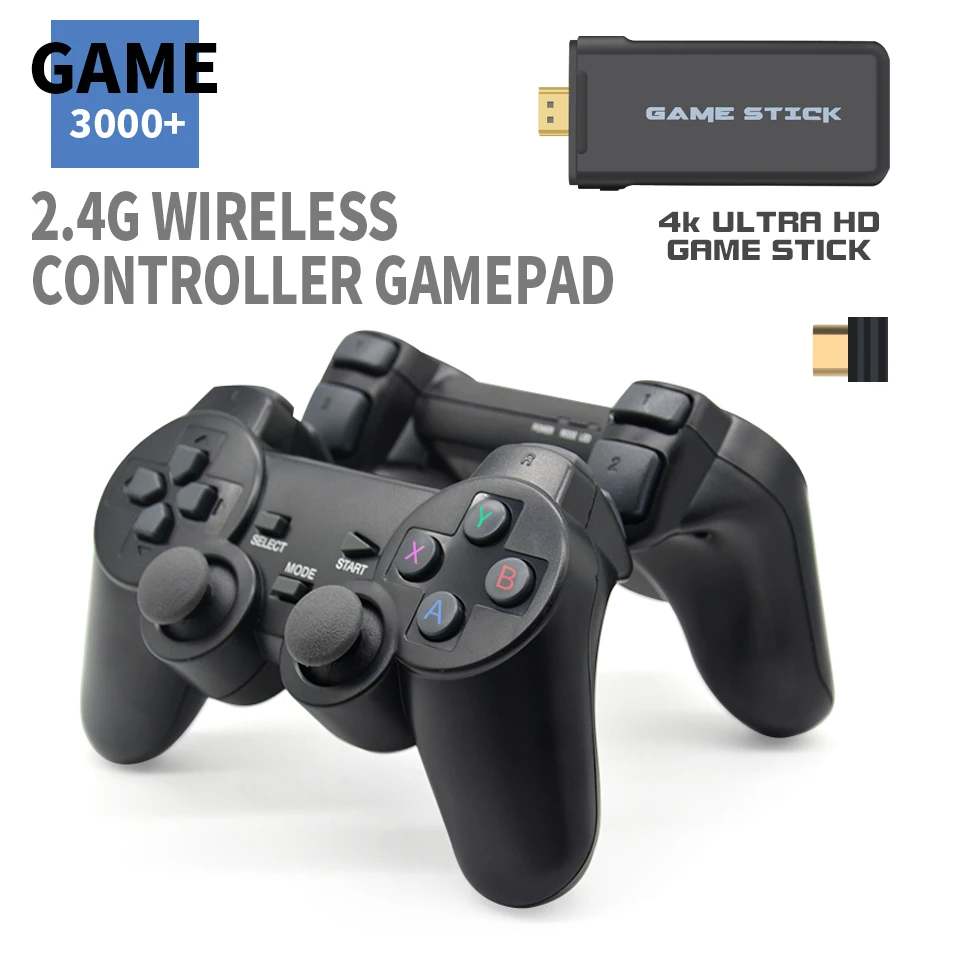 

Portable 4K TV Video Game Console With 2.4G Wireless Controller Support CPS PS1 Classic Games Retro Game Console HDMI Output