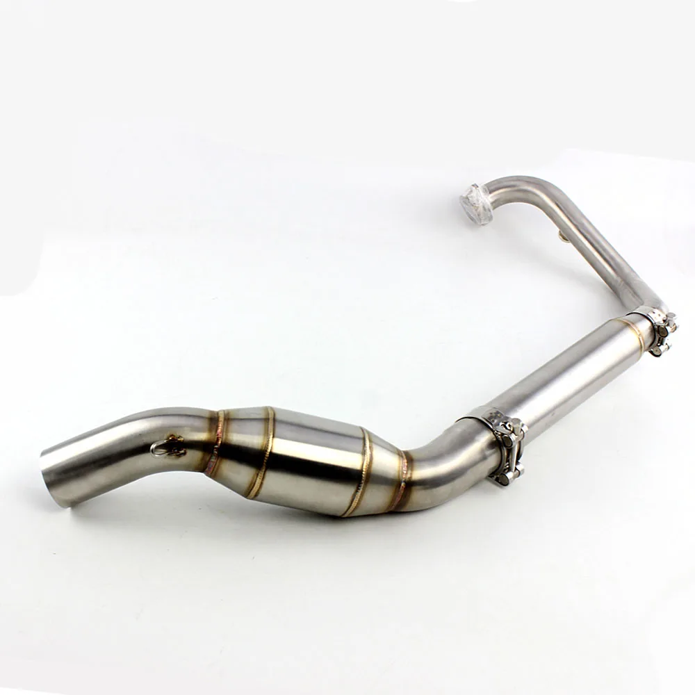 Slip-on For CFMoto NK250 CF NK 250 Middle pipe Motorcycle Exhaust Link Front Tube Escape Moto Motorbike Scooter all year