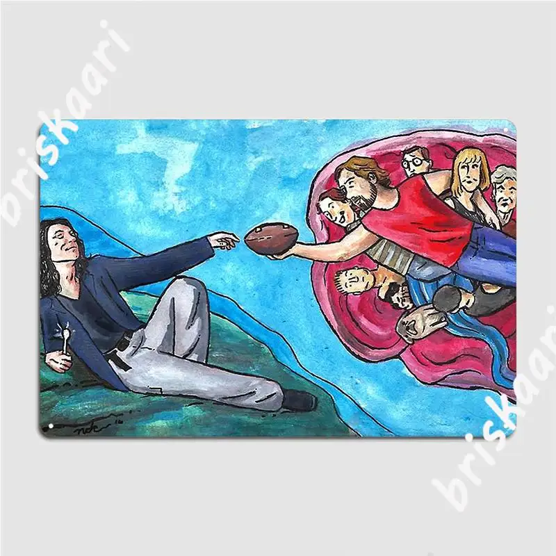 The Creation Of Tommy The Room Metal Sign Wall Mural Cinema Customize Wall Plaque Tin Sign Poster