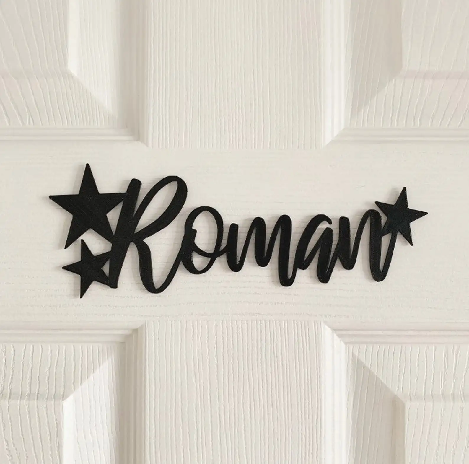 

Personalised Door Plaque Wall Sign Baby Gift Stars Nursery Decor Custom Baby Name Sign Birthday Party Baby Shower Shop Sign