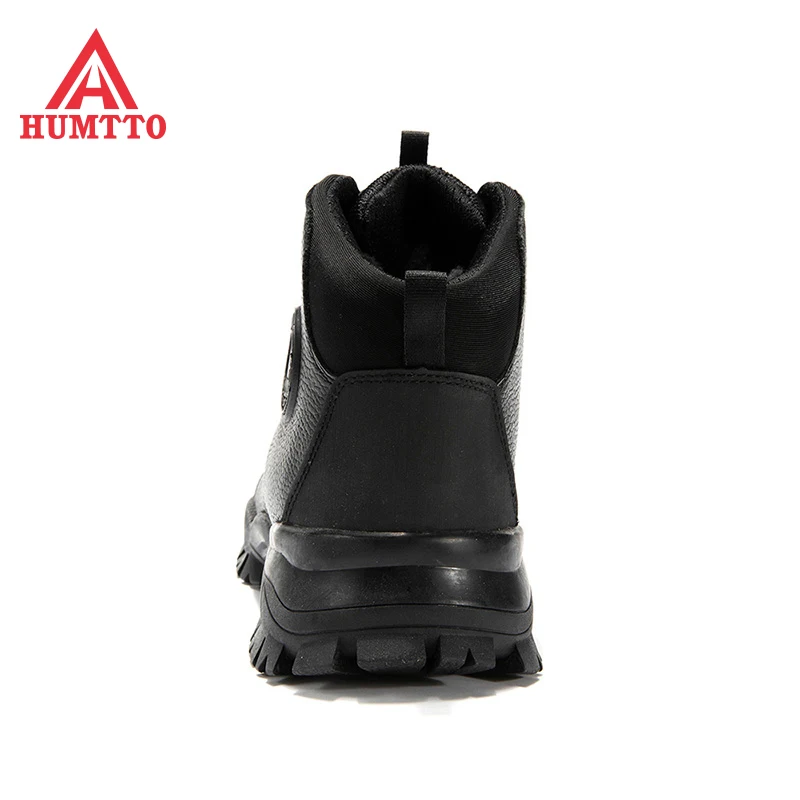 HUMTTO Brand Breathable Hiking Shoes for Men Winter Waterproof Outdoor Climbing Trekking Shoes Mens Leather Male Tactical Boots