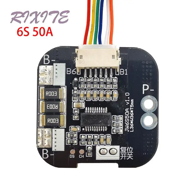 3S/4S 50A 12V 6S 50A 24V litowa płyta ochronna do 18650 PCB BMS akumulator litowo-jonowy